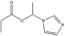 Propionic acid 1-(1H-imidazol-1-yl)ethyl ester Struktur