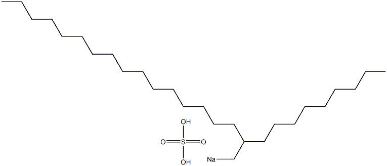 Sulfuric acid 2-nonyloctadecyl=sodium salt Struktur