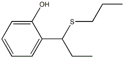 2-[1-(Propylthio)propyl]phenol Struktur