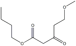 5-Methoxy-3-oxopentanoic acid butyl ester Struktur