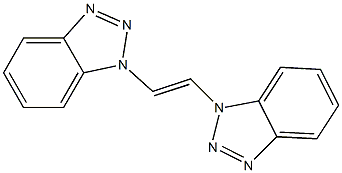 (E)-1,2-Bis(1H-benzotriazol-1-yl)ethene Struktur