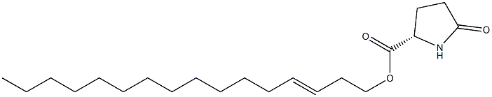 (S)-5-Oxopyrrolidine-2-carboxylic acid 3-hexadecenyl ester Struktur