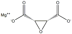 (2S,3R)-2,3-Oxiranedicarboxylic acid magnesium salt Struktur