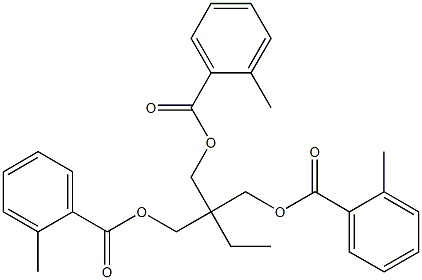 (Propan-1-ylidyne)tris(methanol)tri(2-methylbenzoate) Struktur