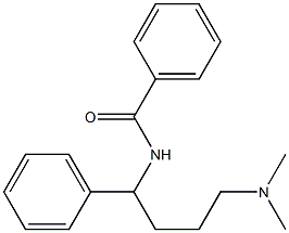 N-[4-(Dimethylamino)-1-phenylbutyl]benzamide Struktur