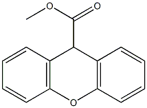 9H-Xanthene-9-carboxylic acid methyl ester Struktur