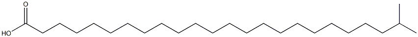 23-Methyltetracosanoic acid Structure