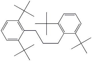 1,3-Bis(2,6-di-tert-butylphenyl)propane Struktur