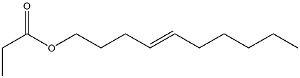 Propionic acid 4-decenyl ester Struktur