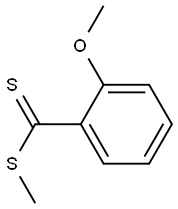 2-Methoxydithiobenzoic acid methyl ester Struktur