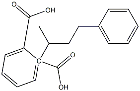 (+)-Phthalic acid hydrogen 2-[(S)-1-methyl-3-phenylpropyl] ester Struktur