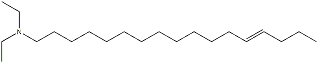 N,N-Diethyl-13-heptadecen-1-amine Struktur