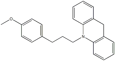 10-[3-(4-Methoxyphenyl)propyl]-9,10-dihydroacridine Struktur