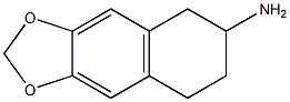 6,7-(Methylenedioxy)-2-aminotetralin Struktur