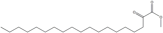 2-Oxononadecanoic acid methyl ester Struktur