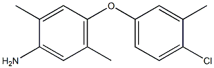 4-(4-Chloro-3-methyl-phenoxy)-2,5-dimethyl-phenylamine Struktur