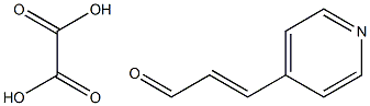 -(4-Pyridyl)acrolein oxalate Struktur