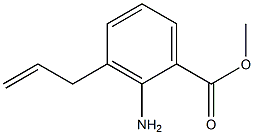 Methyl 3-allyl-2-aminobenzoate Struktur