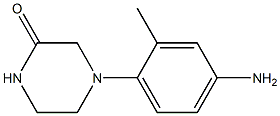 4-(4-Amino-2-methylphenyl)-2-piperazinone Struktur