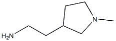 2-(1-Methyl-3-pyrrolidinyl)ethylamine Struktur