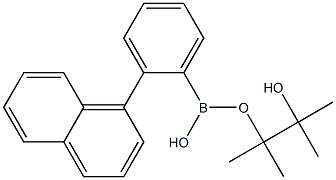 2-(naphthalene-1-yl)phenyl boronic acid pinacol ester
 Struktur