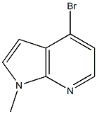 4-Bromo-1-methyl-7-azaindole Struktur