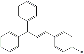 1-Bromo-4-[(1E)-3,3-diphenylprop-1-en-1-yl]benzene Struktur