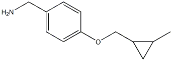 (4-((2-methylcyclopropyl)methoxy)phenyl)methanamine Struktur