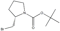 (S)-tert-Butyl 2-(bromomethyl)pyrrolidine-1-carboxylate Struktur