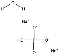 Disodium hydrogen phosphate monohydrate Struktur