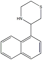 3-(1-naphthyl)thiomorpholine Struktur