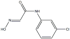 N-(3-chlorophenyl)-2-(hydroxyimino)acetamide Struktur