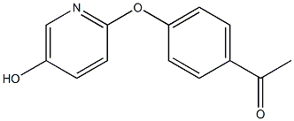 1-(4-(5-hydroxypyridin-2-yloxy)phenyl)ethanone Struktur