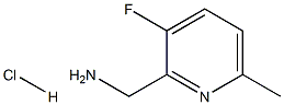 (3-Fluoro-6-methylpyridin-2-yl)methylamine hydrochloride Struktur