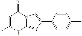 7-Methyl-2-p-tolyliMidazo[1,2-a]pyriMidin-5(8H)-one Struktur