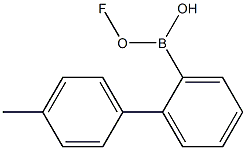 4'-methyl-2-fluorobiphenylboronic acid Struktur