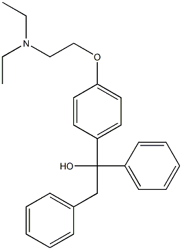 1-[4-(2-diethylaminoethoxy)phenyl]-1,2-di(phenyl)ethanol