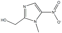 1-methyl-2-hydroxymethyl-5-nitroimidazole Struktur