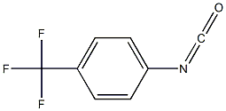 P-(trifluoromethyl)phenyl isocyanate Struktur