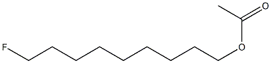 9-fluoro-1-nonanol acetate Structure