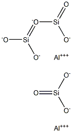 Aluminum silicate felt Struktur