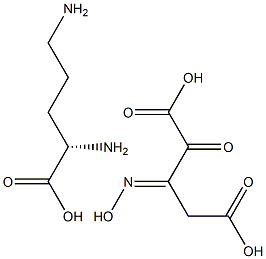 Ornithine oxime-ketoglutaric acid Struktur