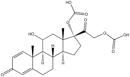 Prednisolone Dicarbonate Struktur