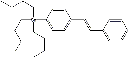 Tributyl-(4-styryl-phenyl)-stannane