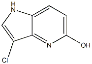 3-Chloro-1H-pyrrolo[3,2-b]pyridin-5-ol Struktur