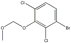 1-Bromo-2,4-dichloro-3-(methoxymethoxy)benzene Struktur