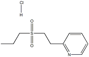 2-[2-(PROPYLSULFONYL)ETHYL]PYRIDINE HYDROCHLORIDE Struktur