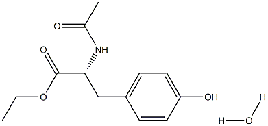 N-ACETYL-D-TYROSINE ETHYL ESTER MONOHYDRATE Struktur