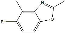 5-Bromo-2,4-dimethyl-benzooxazole Struktur