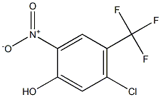 5-Chloro-2-nitro-4-trifluoromethyl-phenol Struktur